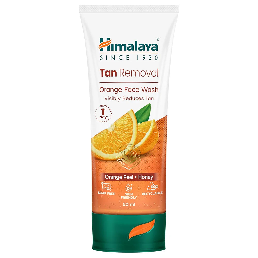 HMB 50ML TAN REMOVAL ORANGE FACEWASH HIMALAYA HMB 50ML TAN REMOVAL ORANGE FACEWASH HIMALAYA